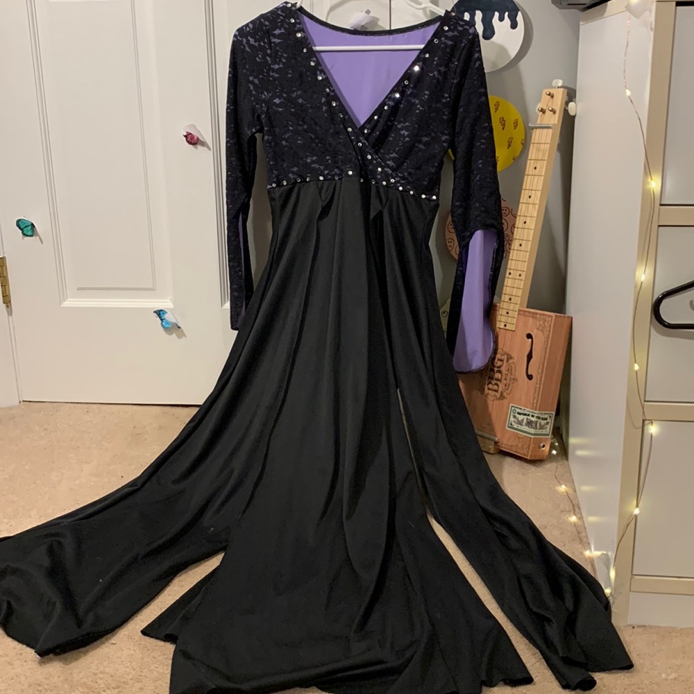 womens adult large by Weissman halloween costume dress with lace and jewels